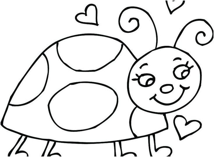 Cute ladybug coloring pages pdf download