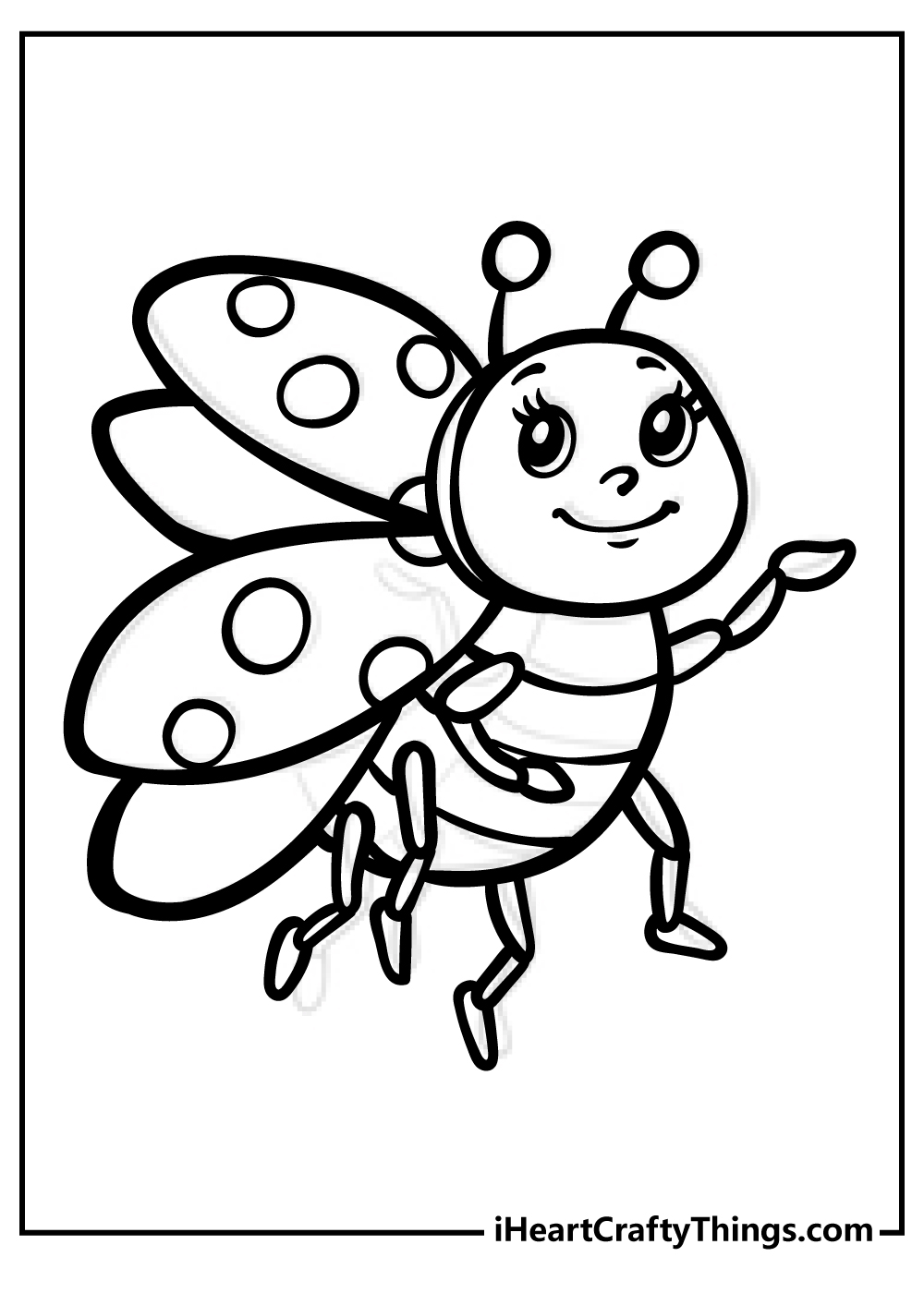 Ladybug coloring pages free printables