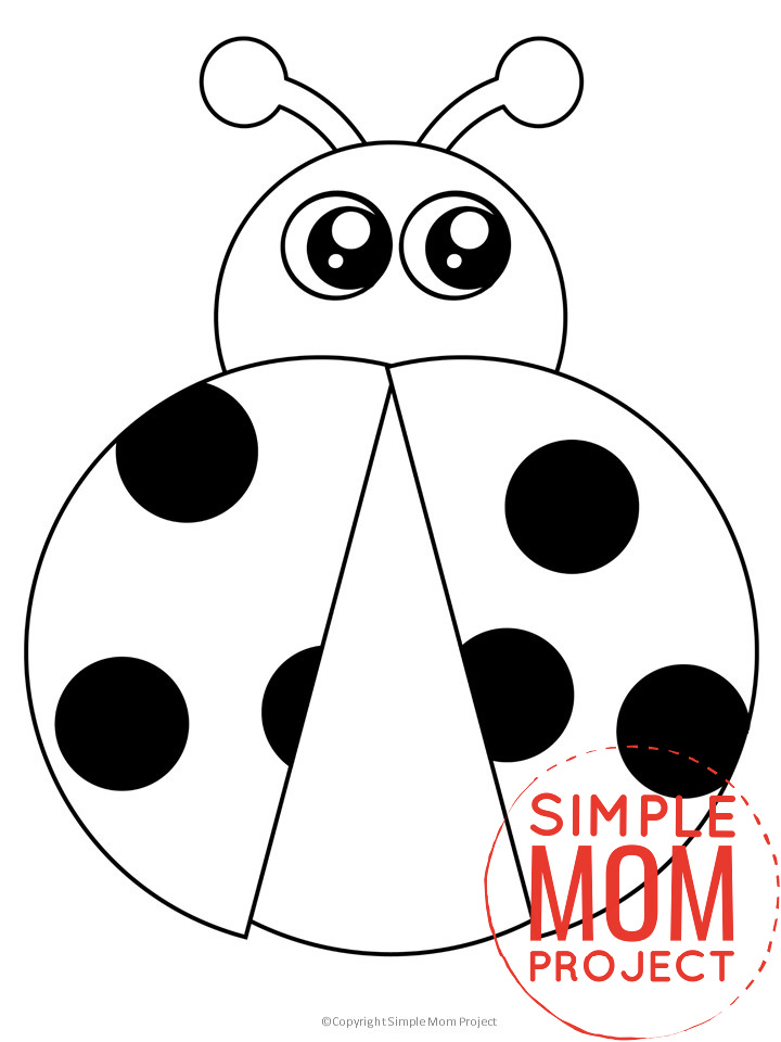 Free printable ladybug template â simple mom project