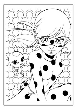 Miraculous printable ladybug cat noir coloring pages for kids pages