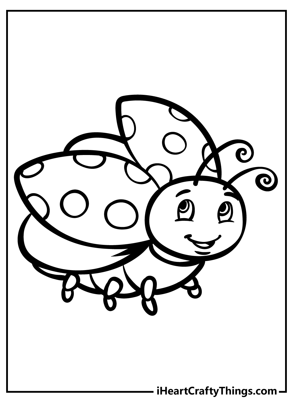 Ladybug coloring pages free printables