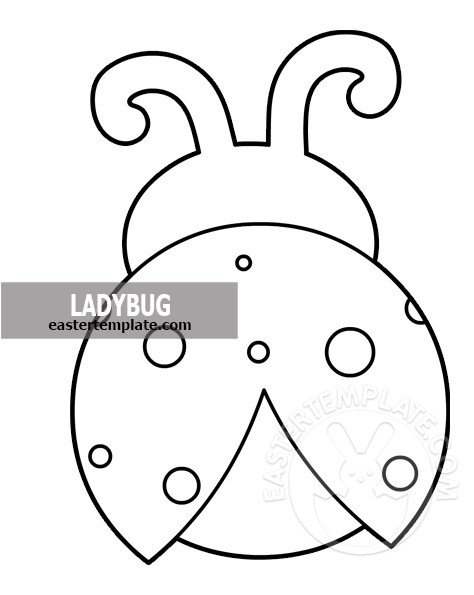 Ladybug outline