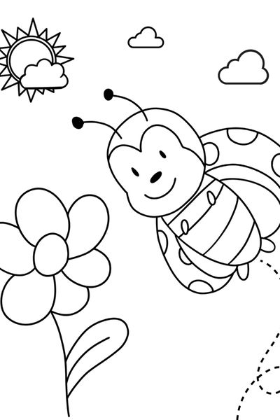 Ladybug coloring pages â free printable ladybird pictures to color