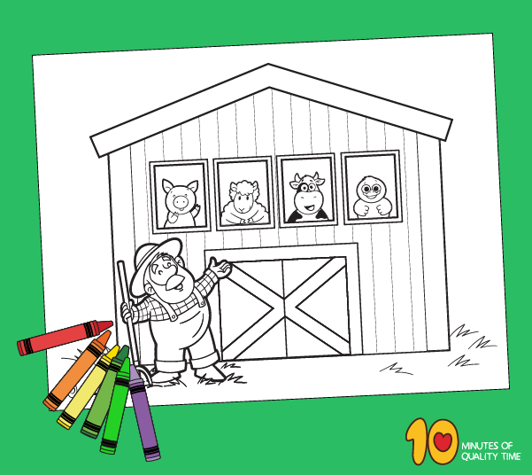 Old macdonald had a farm coloring page â minutes of quality time