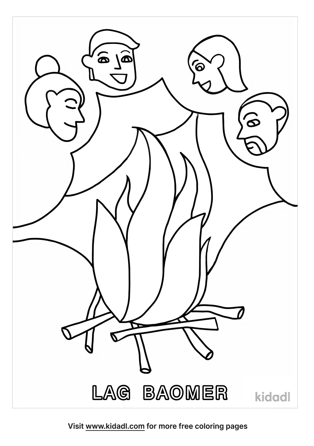 Free lag baomer coloring page coloring page printables