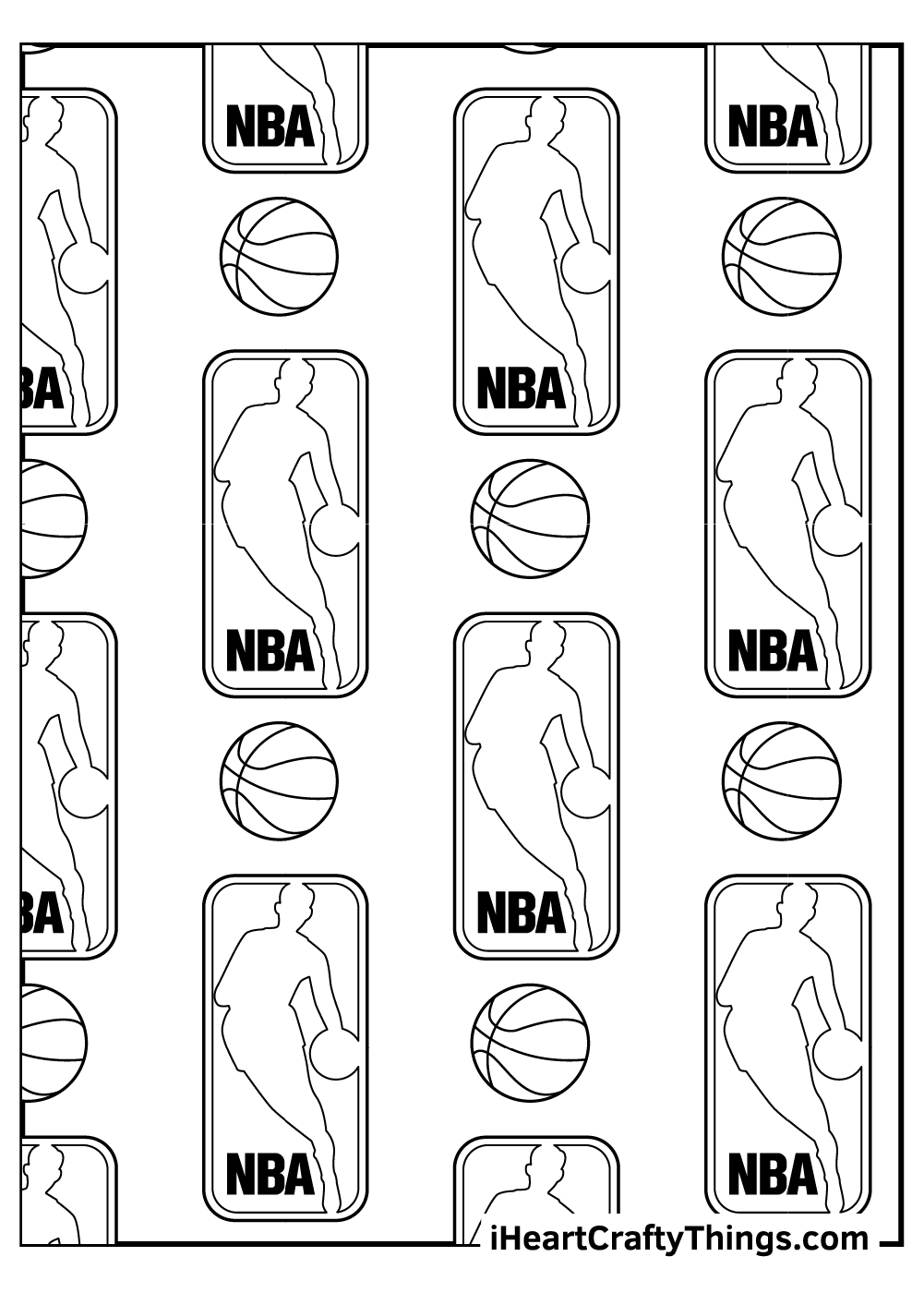 Nba coloring pages free printables