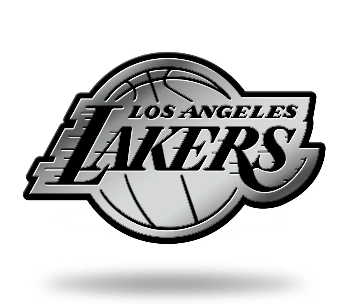 Los angeles lakers logo d chrome to decal sticker new truck car rico