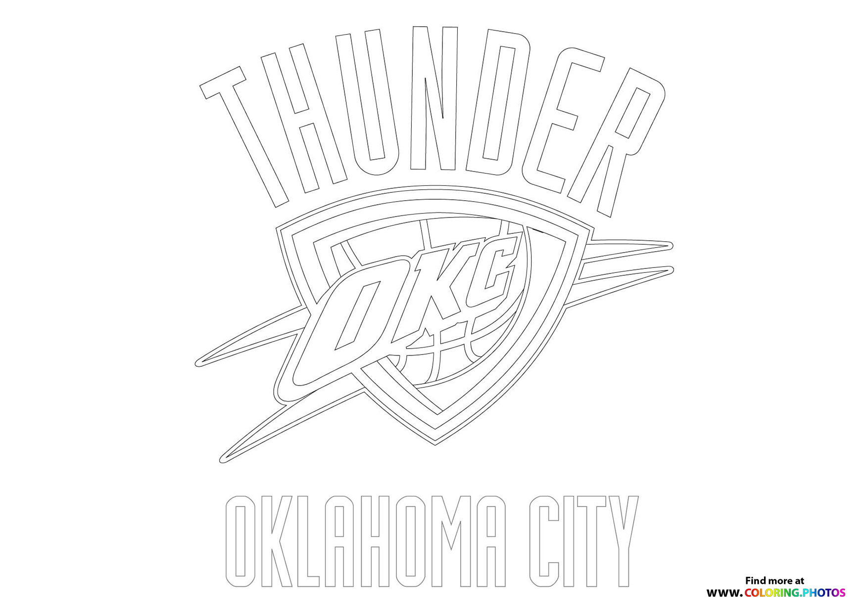 Oklahoma city thunder logo