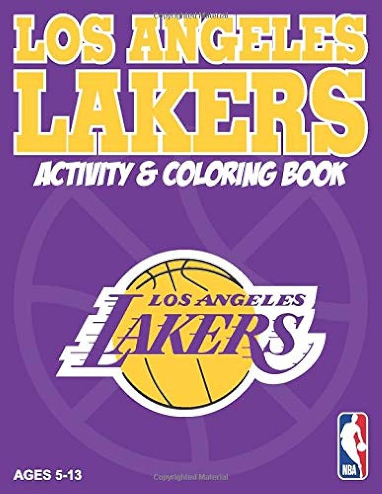 Los angeles lakers activity and coloring book sports activity coloring book hall darla books