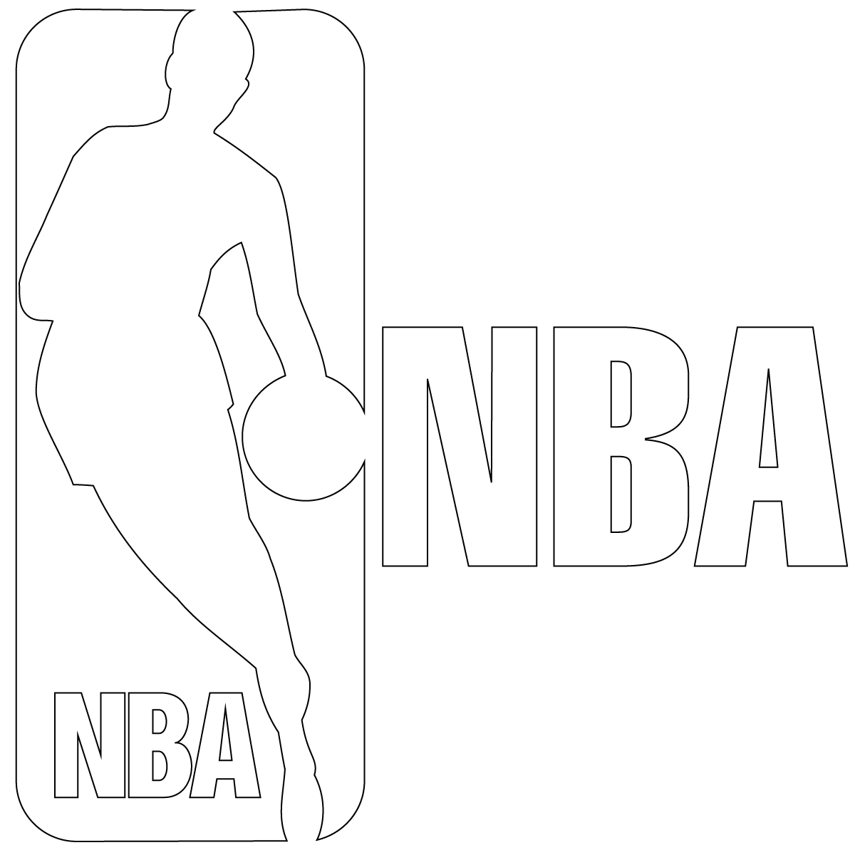 Free printable nba national basketball association coloring pages