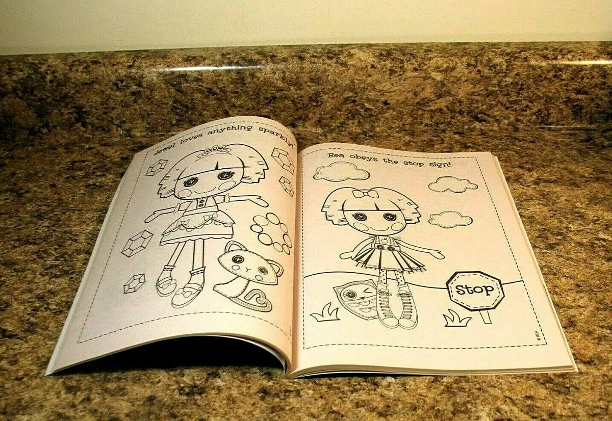 Lalaloopsy coloring and activity book sew much fun new