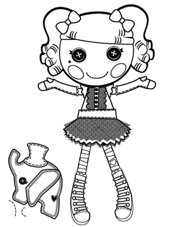 Peanut big top from lalaloopsy coloring page color luna