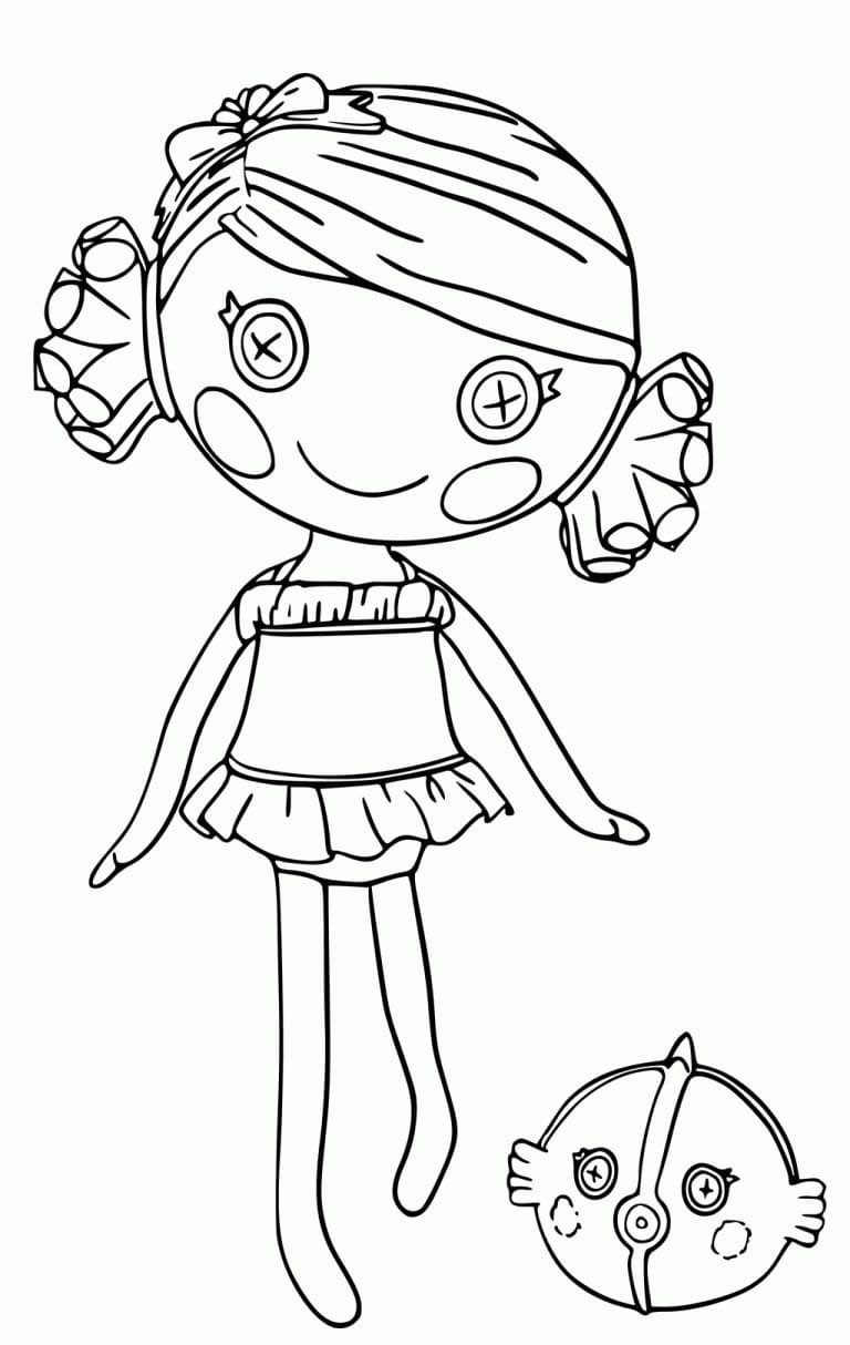 Lalaloopsy coloring pages printable for free download