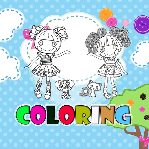 Coloring kids game for lalaloopsy edition by nuntapol phamornmarnop