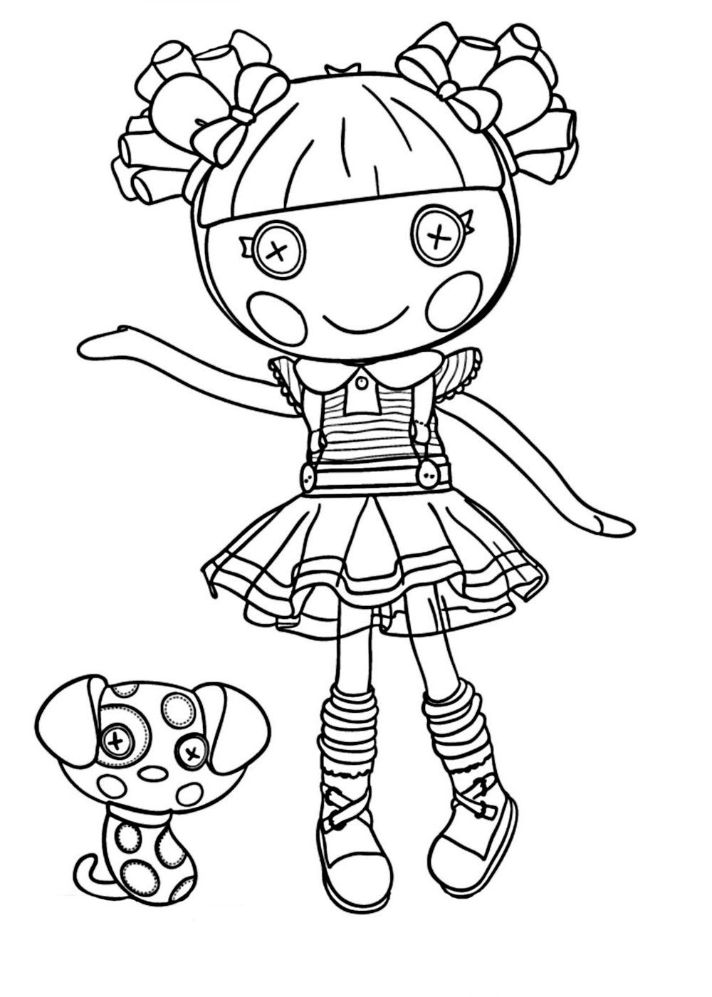 Lalaloopsy coloring pages