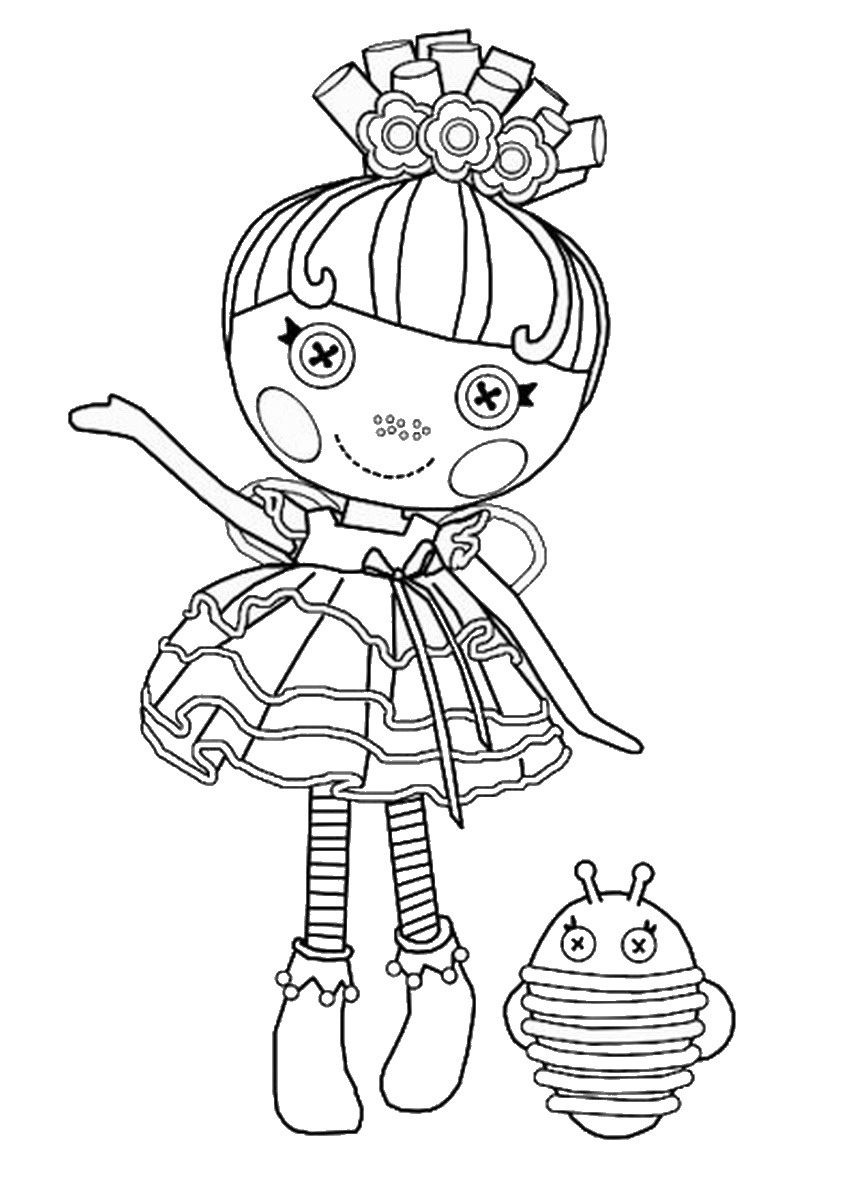 Printable lalaloopsy coloring pages