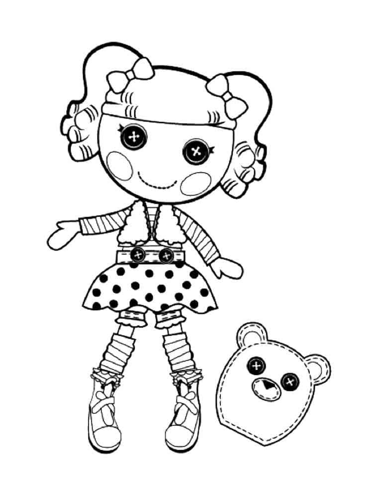 Lalaloopsy coloring pages printable for free download