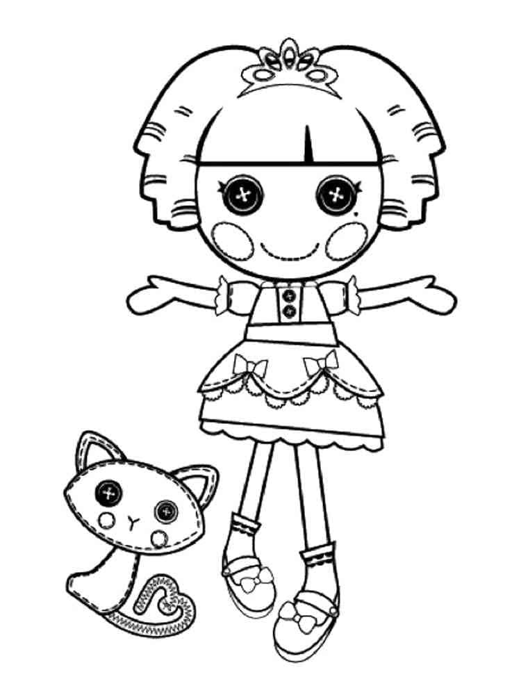 Lalaloopsy coloring pages printable for free download