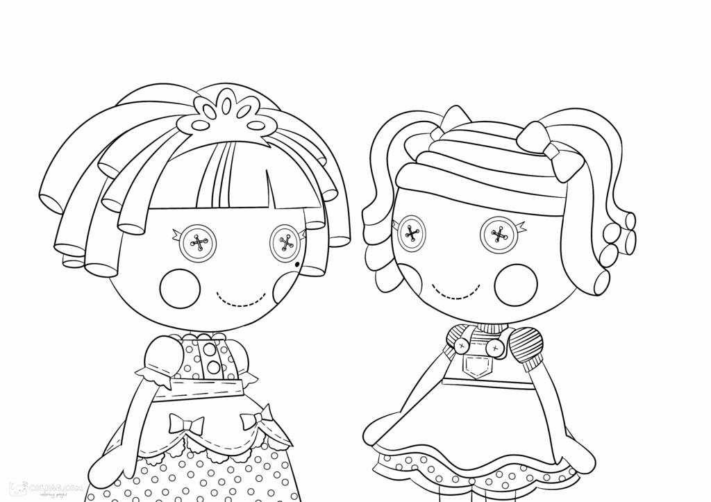 Lalaloopsy dolls printable coloring pages