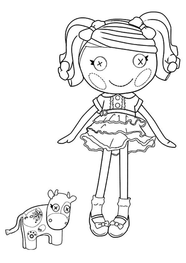 Berry jars n jam lalaloopsy doll coloring page