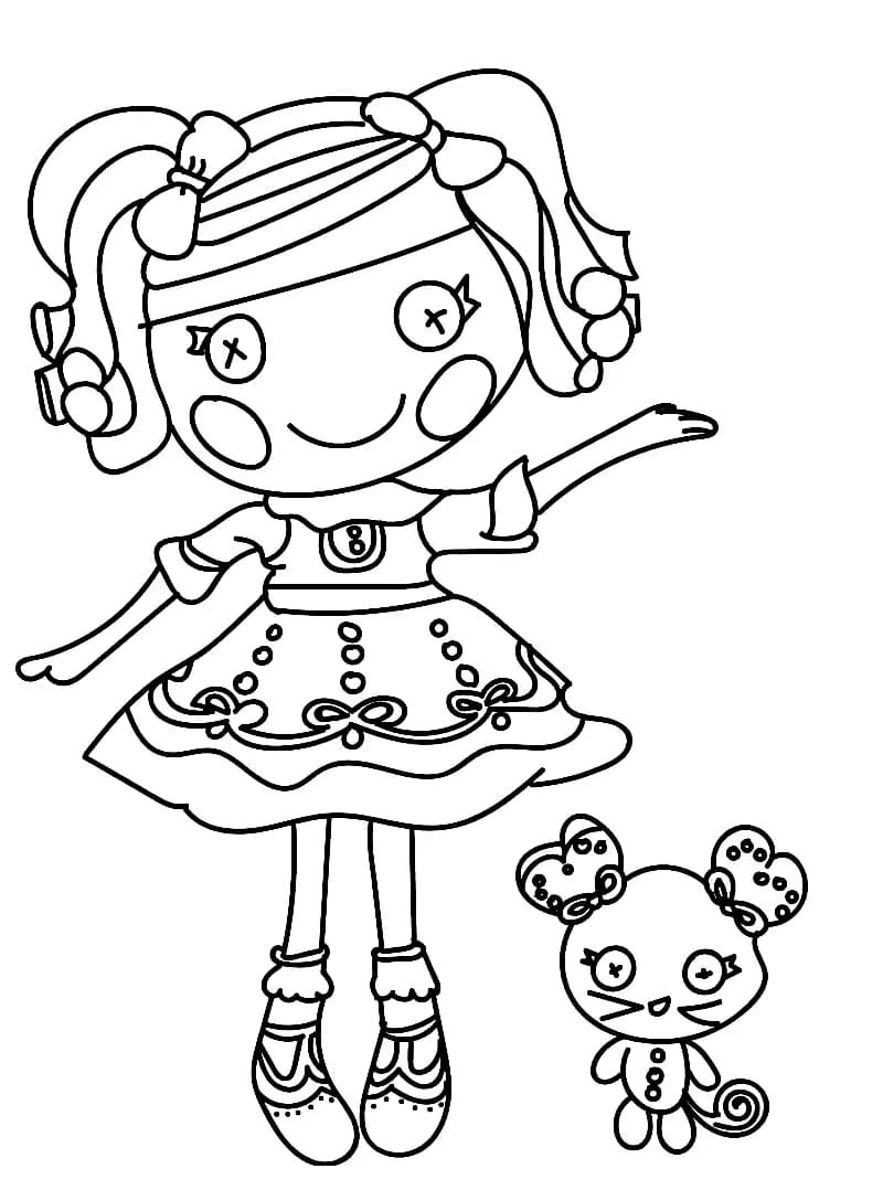 Lalaloopsy coloring pages printable for free download