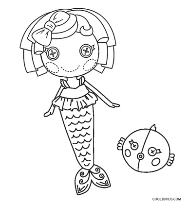 Free printable lalaloopsy coloring pages for kids