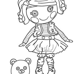Lalaloopsy coloring pages printable for free download