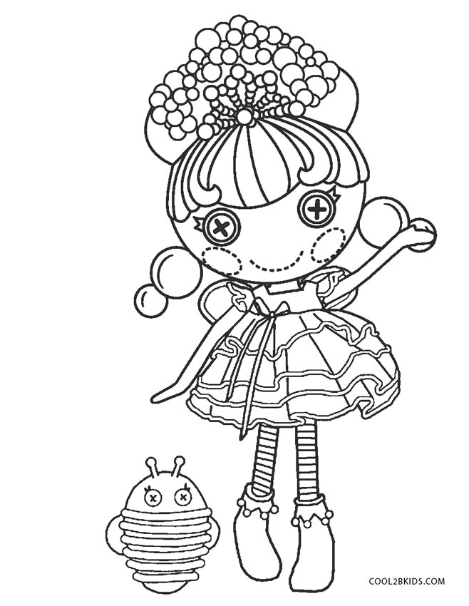 Free printable lalaloopsy coloring pages for kids