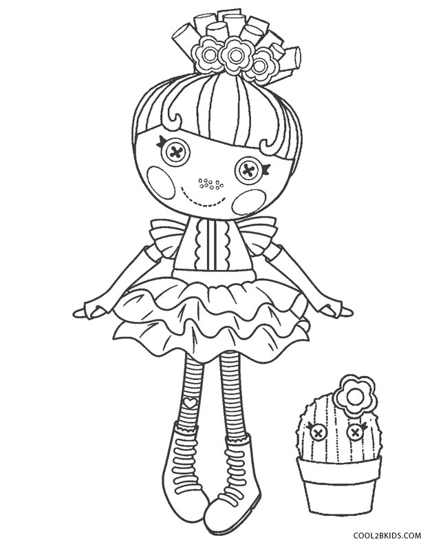 Free printable lalaloopsy coloring pages for kids