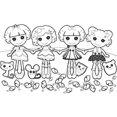 Lalaloopsy coloring pages