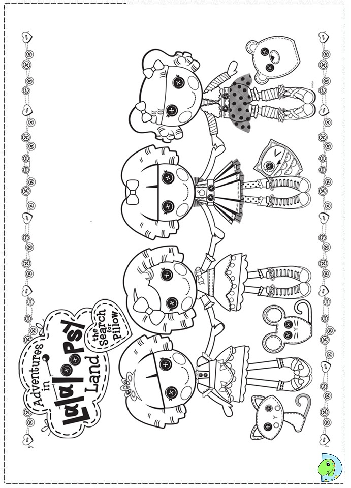 Lalaloopsy coloring pages