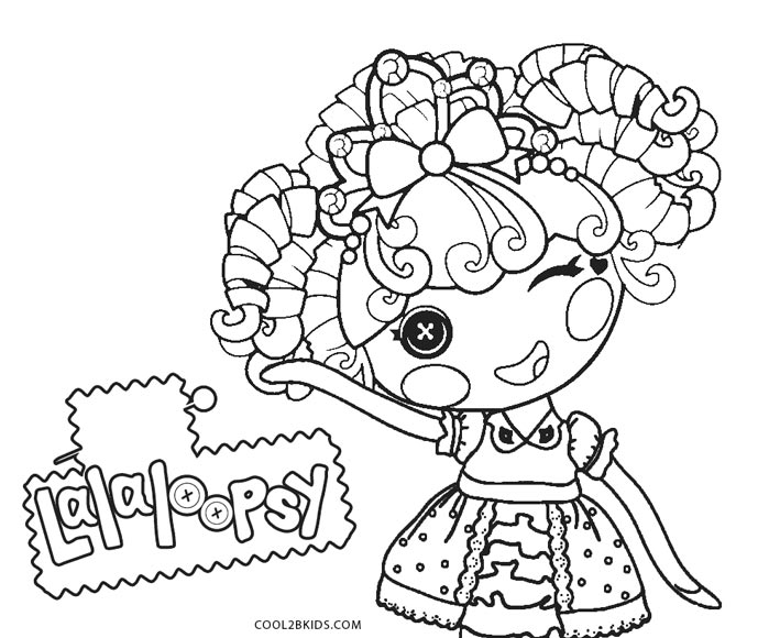 Free printable lalaloopsy coloring pages for kids