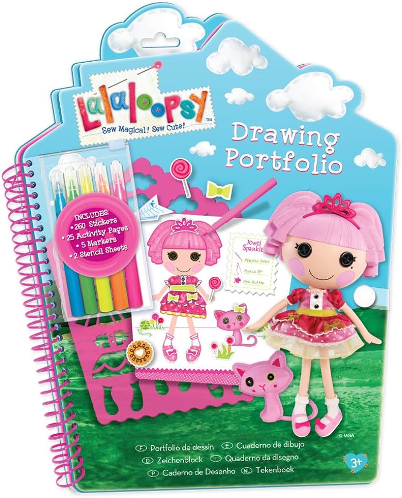 Lalaloopsy sketch portfolio toys games