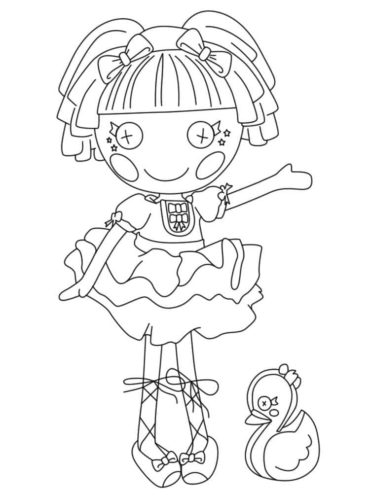 Tippy tumblelina lalaloopsy coloring page