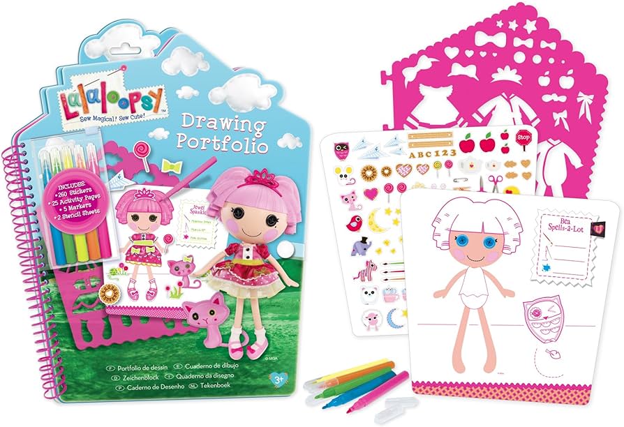 Lalaloopsy sketch portfolio toys games