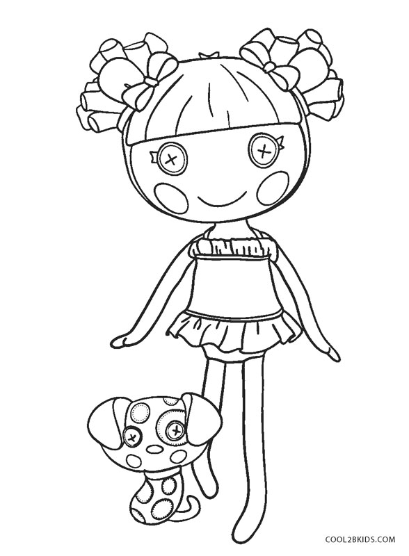 Free printable lalaloopsy coloring pages for kids