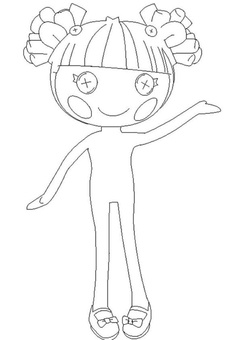 Lalaloopsy coloring pages printable for free download