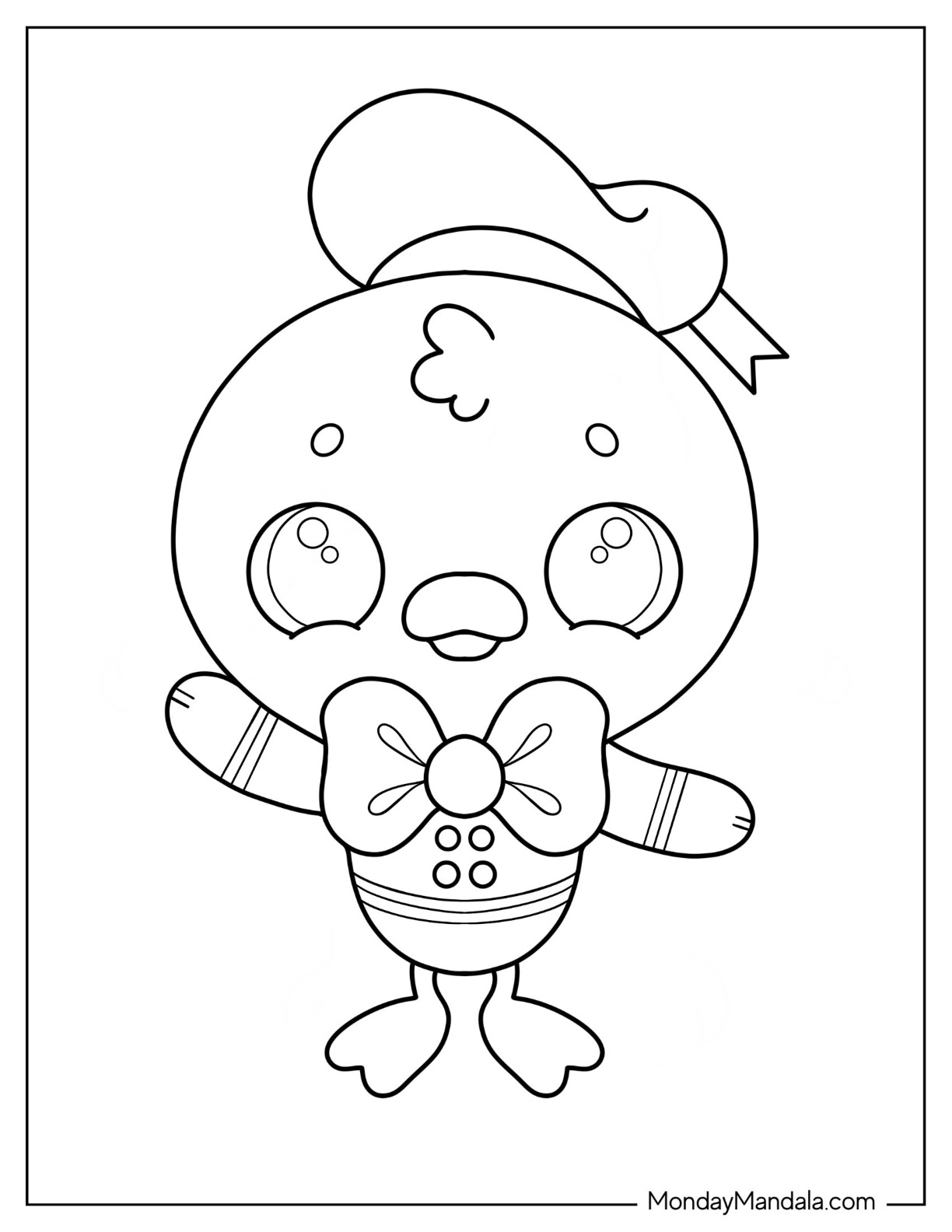 Cute coloring pages free pdf printables