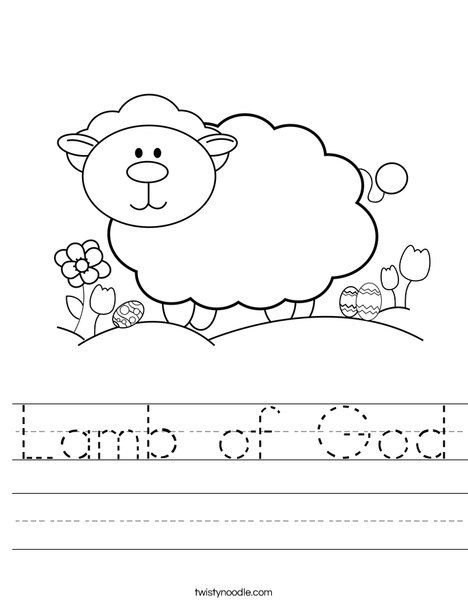 Lamb of god worksheet sunday school coloring sheets the good shepherd god kids crafts