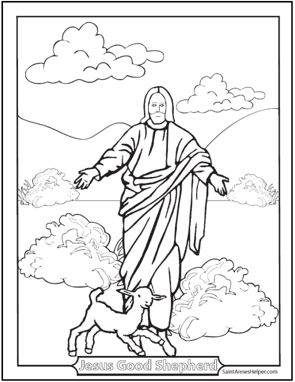 Printable easter coloring pages âïâï catholic easter and resurrection