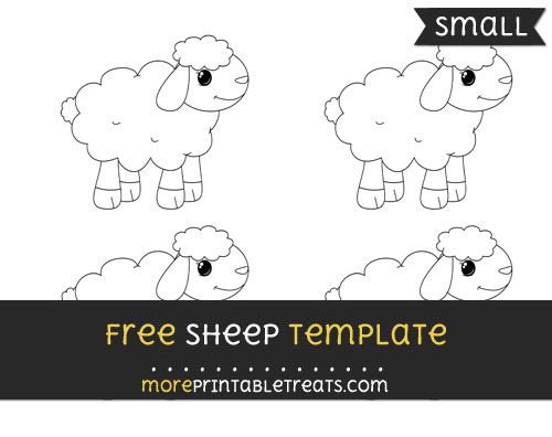 Free sheep template