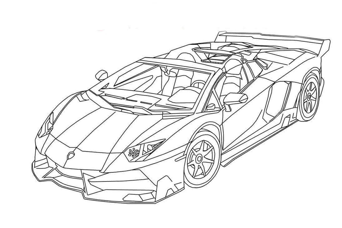 Lamborghini coloring pages by coloringpageswk on