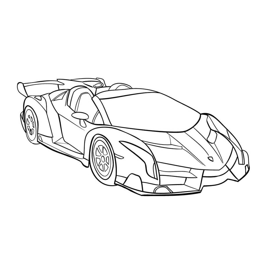 Lamborghini coloring pages by coloringpageswk on