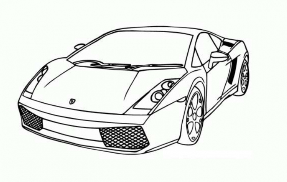 Get this free lamborghini coloring pages to print