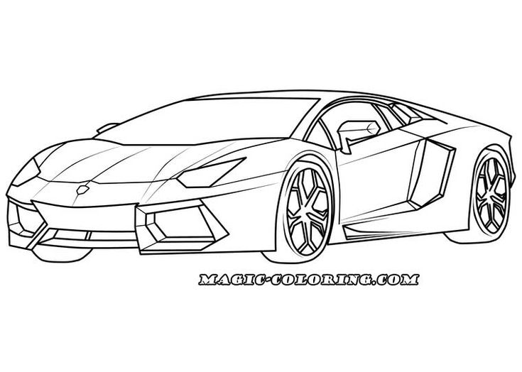 Lamborghini aventador supercar coloring page best lamborghini lamborghini pictures cars coloring pages