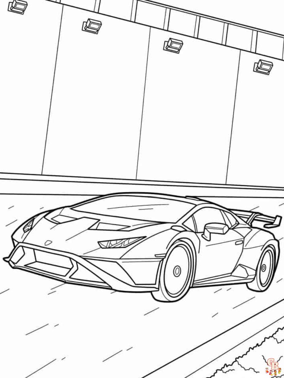 Lamborghini coloring pages