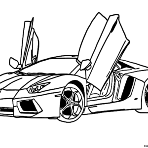 Lamborghini coloring pages printable for free download