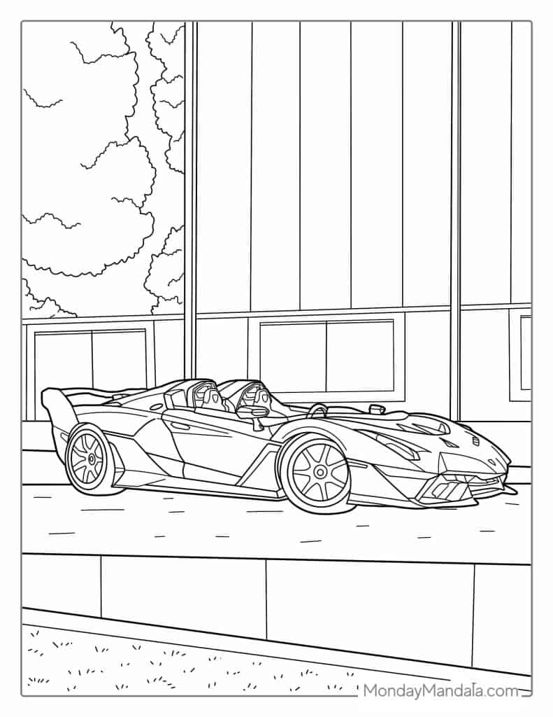 Lamborghini coloring pages free pdf printables