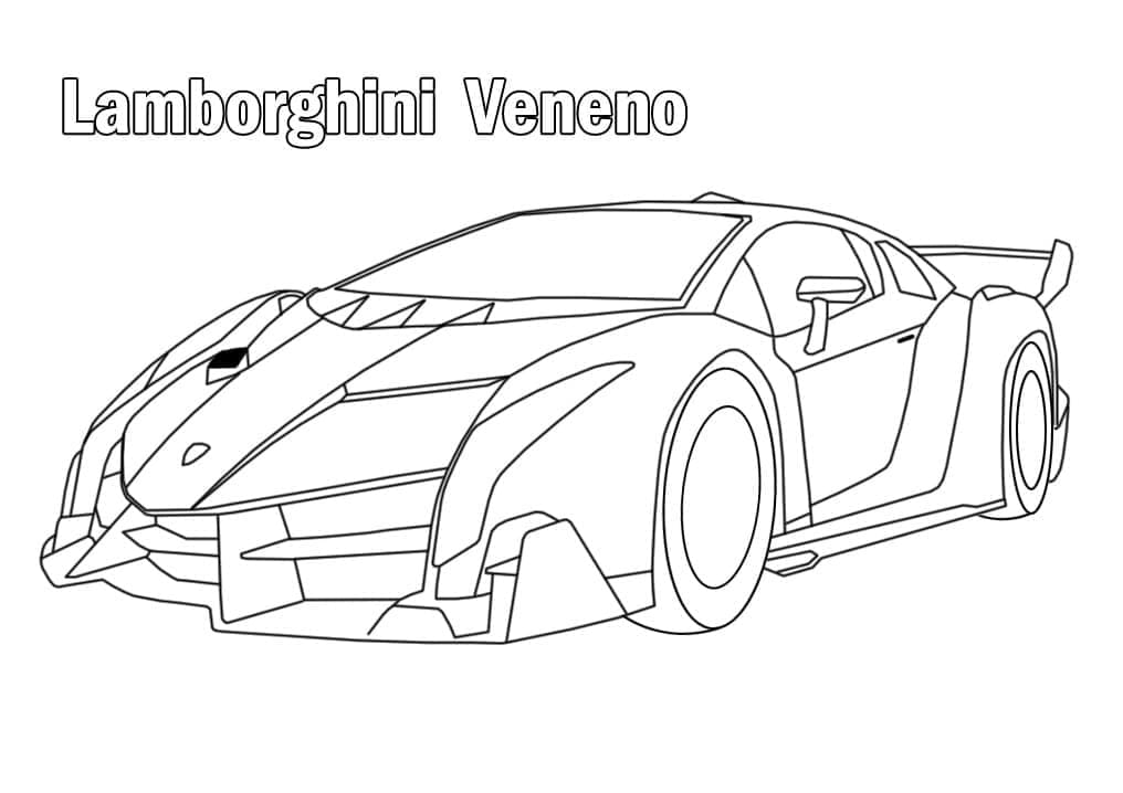 Lamborghini coloring pages