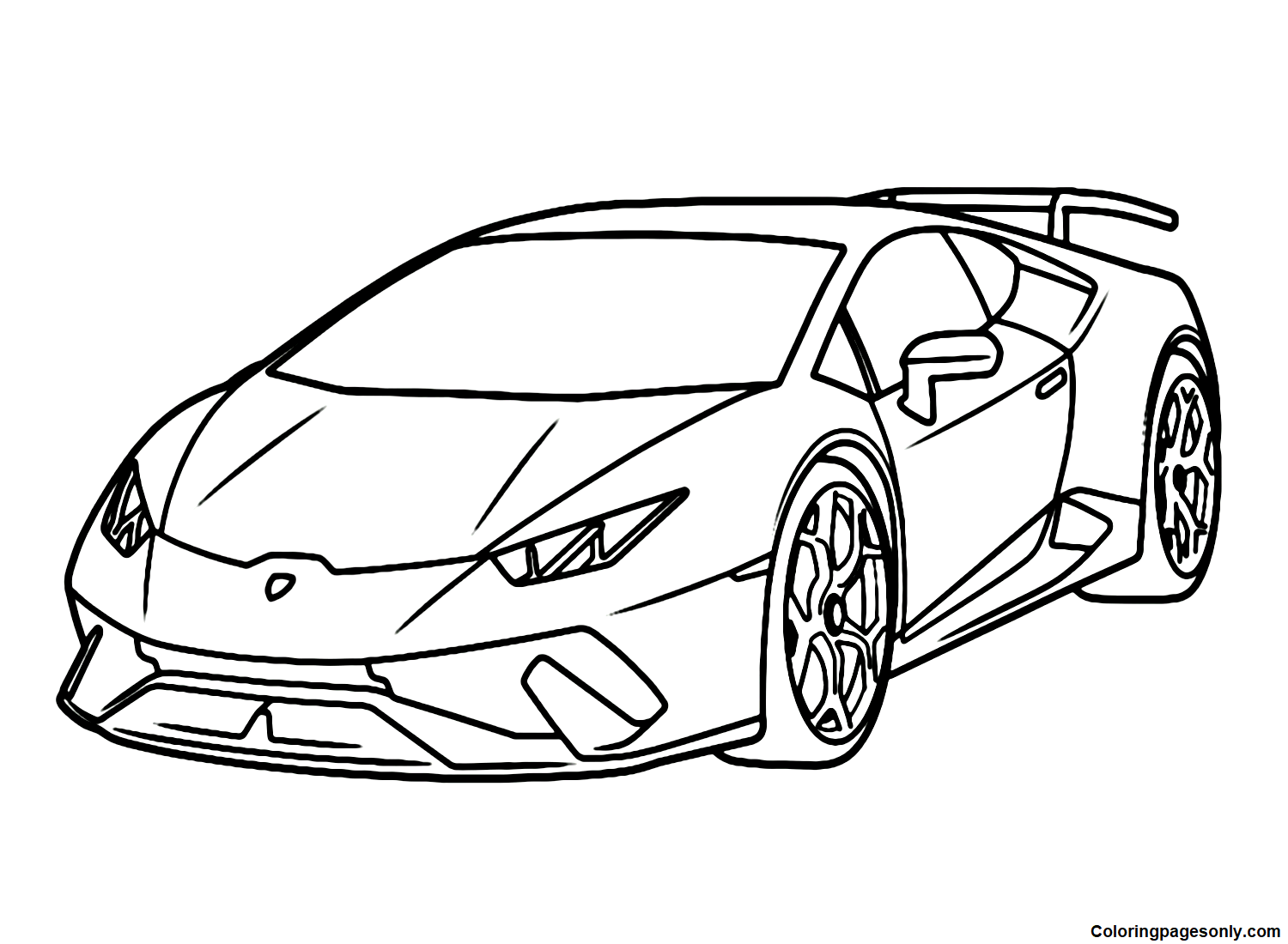 Lamborghini coloring pages printable for free download